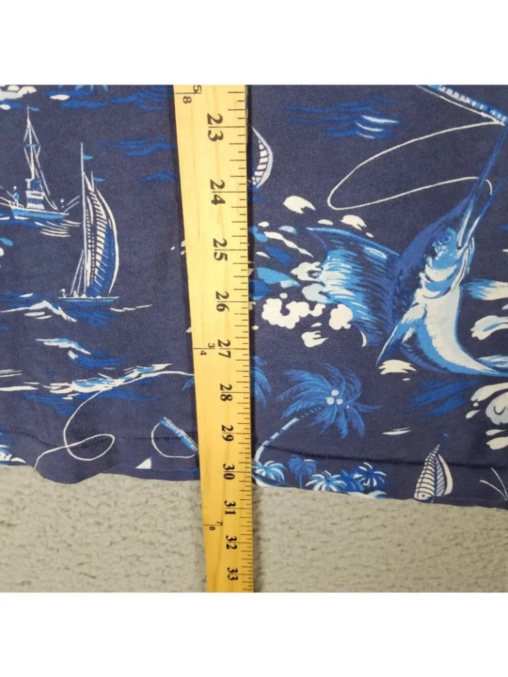 Polo Ralph Lauren T-Shirt Men's 3XB Big Hawaiian Swordfish Island Travel Casual